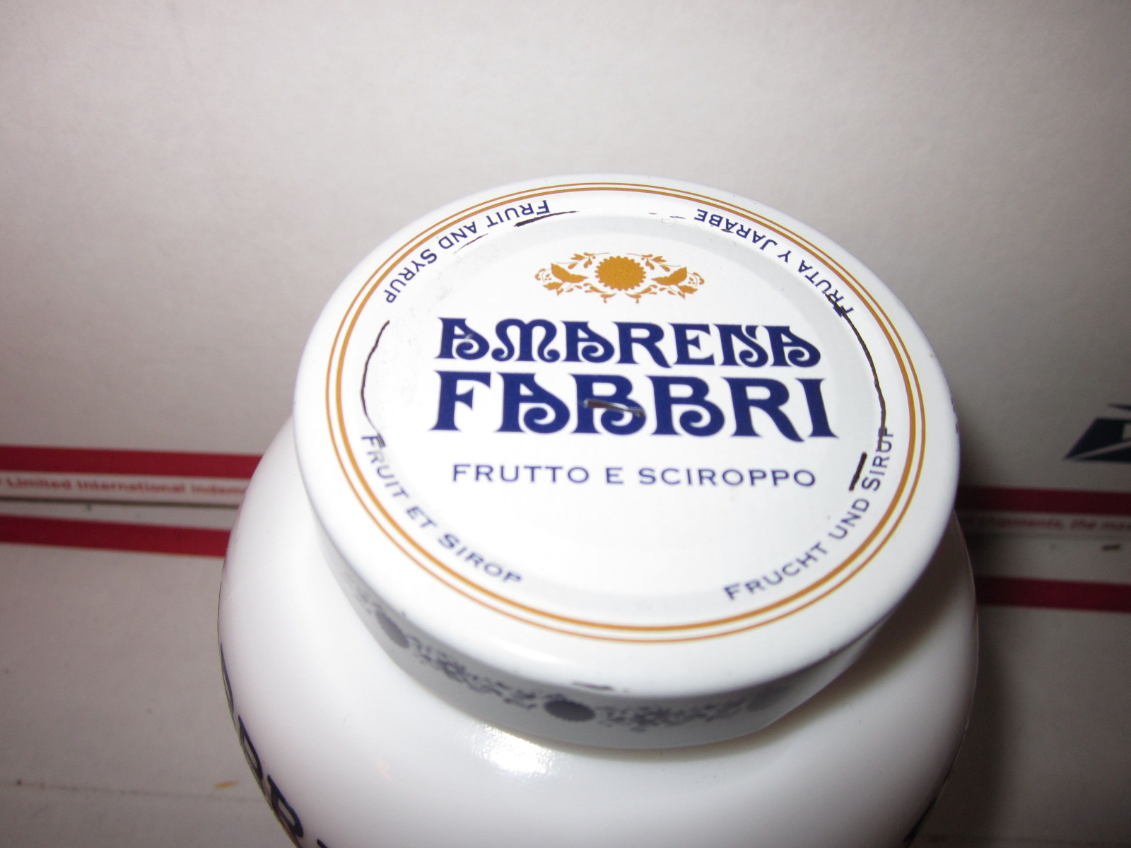 Amarena Fabbri Empty Cherry Jar