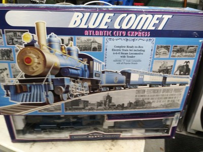 blue comet atlantic city express train set