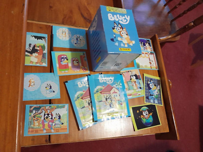 BLUEY Trading Stickers by Panini  x 1 PACK -Contains 5 stickers. COLLECT ALL 192