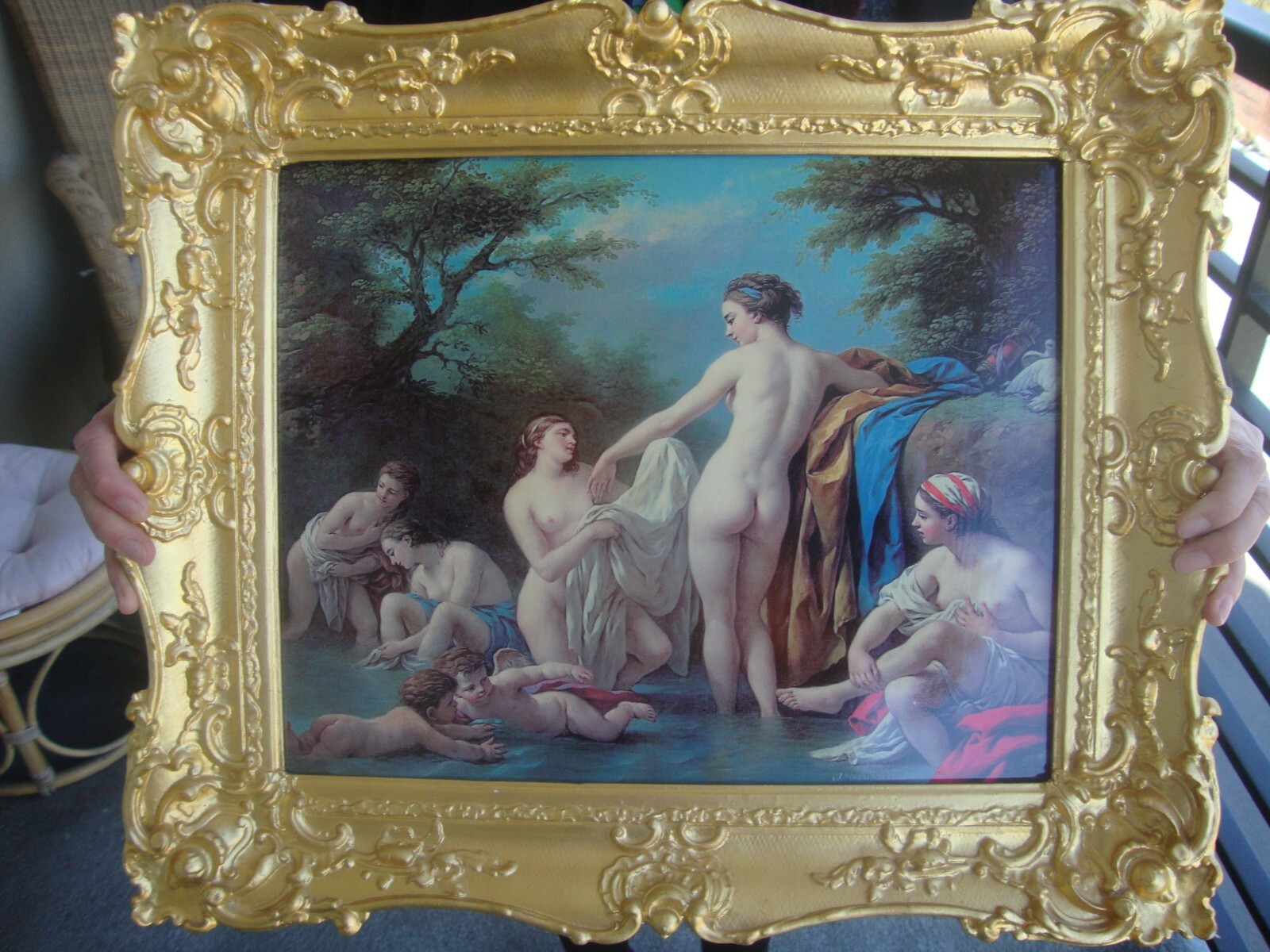 EXCEPTIONAL KPM BERLIN PORCELAIN PLAQUE RARE LARGE