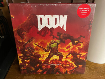 DOOM Original Game Soundtrack SEALED 4x COLOUR VINYL 2022 SLIPMAT Hype Sticker