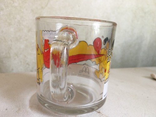 Vintage 1978 GARFIELD & ODIE McDonalds Glass Mug/Cup 