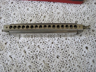 M.Hohner Harmonica The 64 Chromonica  Professional Model Vintage or Antique 7