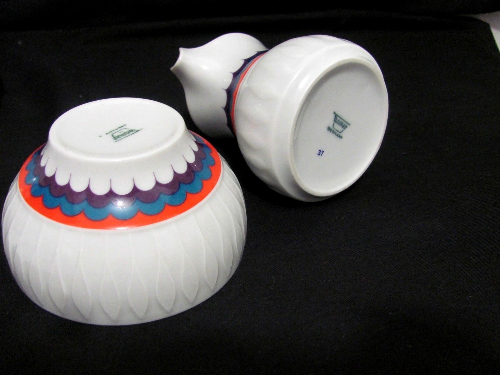 Quality MCM Thomas Germany Rosenthal Retro Coffee Pot Set Cups Saucers for 6