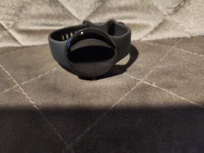 Google Pixel Watch 41mm Matte Black Stainless Steel Case with Obsidian Active...