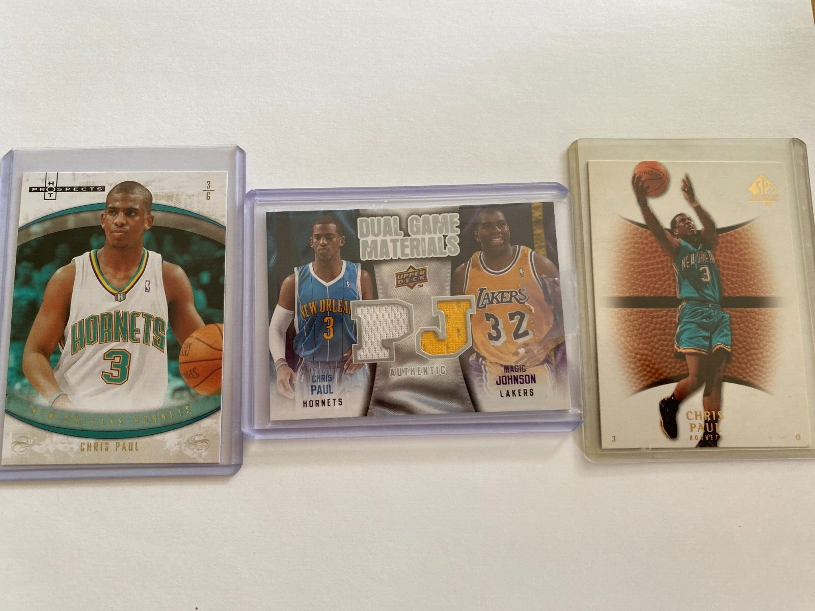 スポーツ選手 NBA JERSEY CARD CHRIS PAUL MAGIC JOHNSON Magic Johnson, Chris Paul Jersey Card, Upper Deck 2009-2010