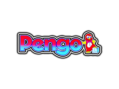 Pengo Arcade Logo Waterproof Vinyl Sticker Decal Die-Cut 