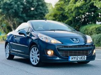 2012 Peugeot 207 CC 1.6 VTi Allure Euro 5 2dr CONVERTIBLE Petrol Manual