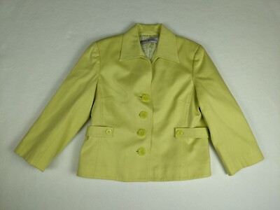 Design Elements by Donna Degnan Women's Blazer Size M/L 3/4 Sleeve Jacket