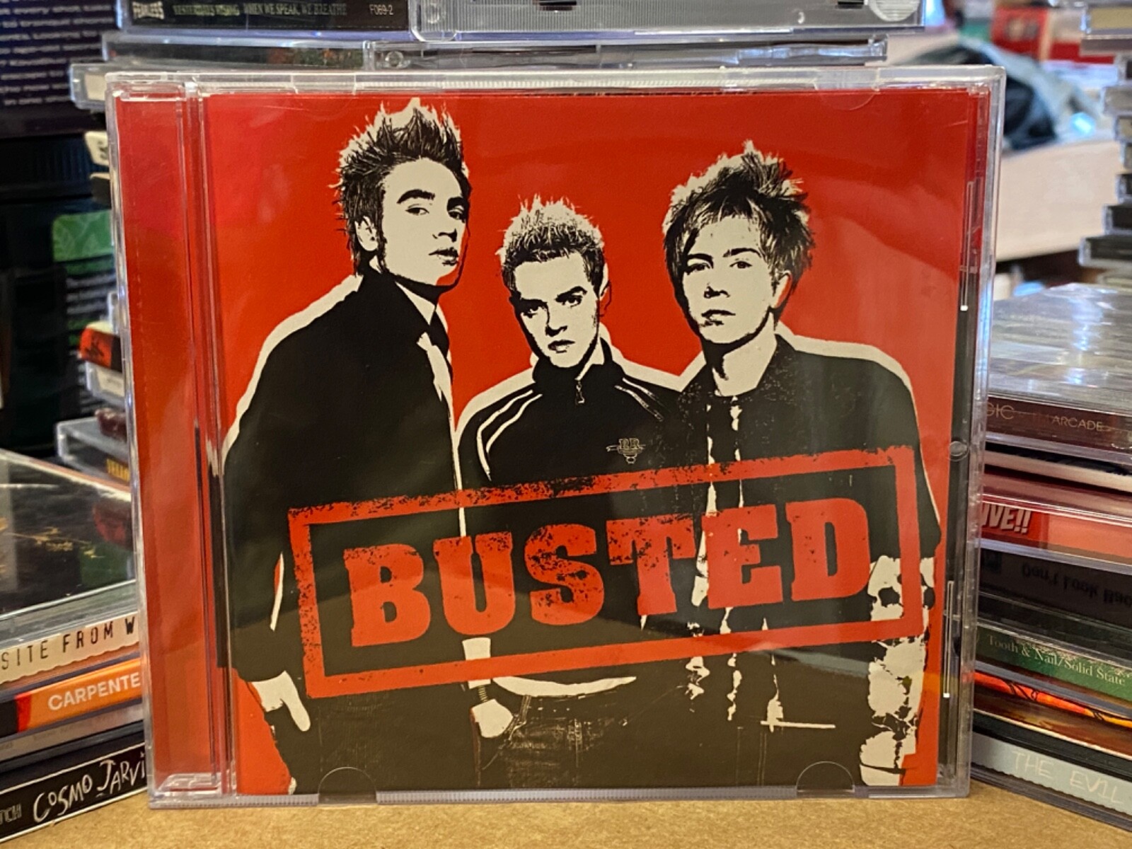 Busted s/t self-titled comp CD Universal 2004 VG+ [pop punk