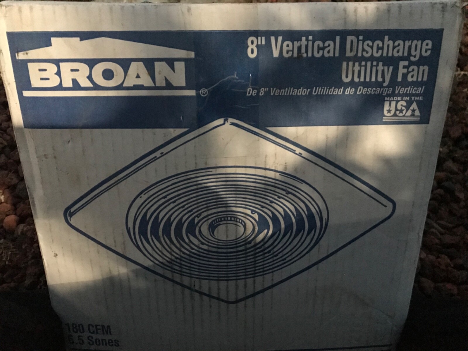 Broan 8” Vertical Discharge Utility Fan | eBay