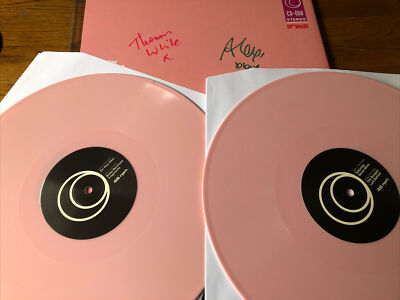 THE ELECTRIC SOFT PARADE - STAGES LTD SIGNED ROBOT PINK DOUBLE VINYL LP  *NEW*