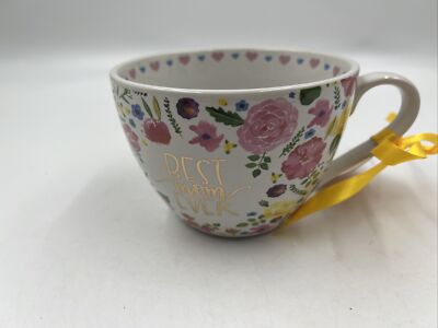 Home Essentials Ceramic 17oz Best Mom Ever Coffee Cup AA01B01002
