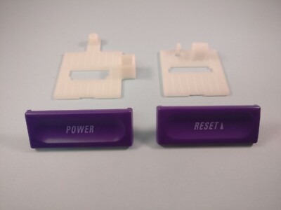 OEM Super Nintendo SNES Replacement Power & Reset Buttons and Sliders