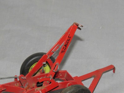 Vintage 1/16 JI CASE 2 Bottom PLOW Farm Toy Tractor Implement Carter RARE!
