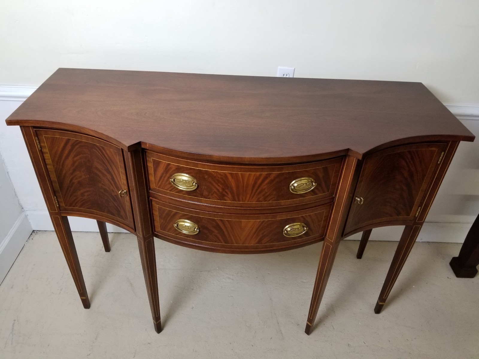 HENKEL HARRIS SERVER SIDEBOARD WITH INLAY MAHOGANY 2356
