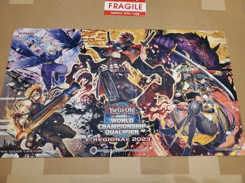 都内で WCQ 公式 遊戯王 2023 北米版 プレイマット 御巫 遊戯王