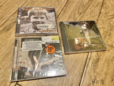 Lot Of (3) Sealed Eric Clapton CD s Unplugged - Blues - Reptile - CD Bundle