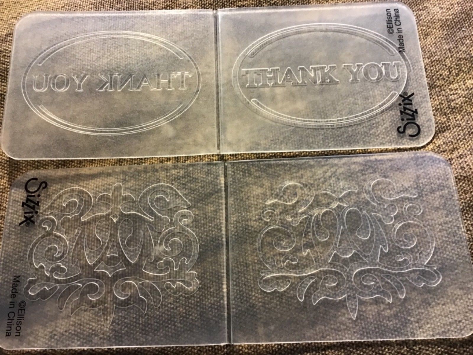 Sizzix 3 Embossing Folder’s