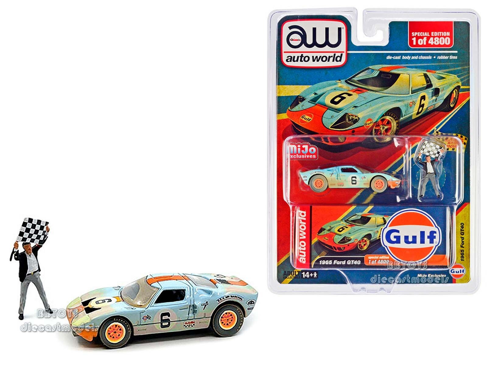1965 FORD GT40 #6 (RACED VERSION) 