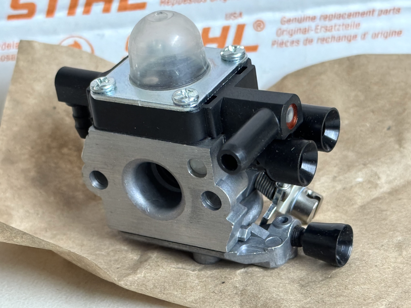 STIHL OEM ZAMA CARBURETOR 4601 120 0600 C1Q-S202 MM55 MM55CE C CULTIVATOR MM  55 - Picture 2 of 3