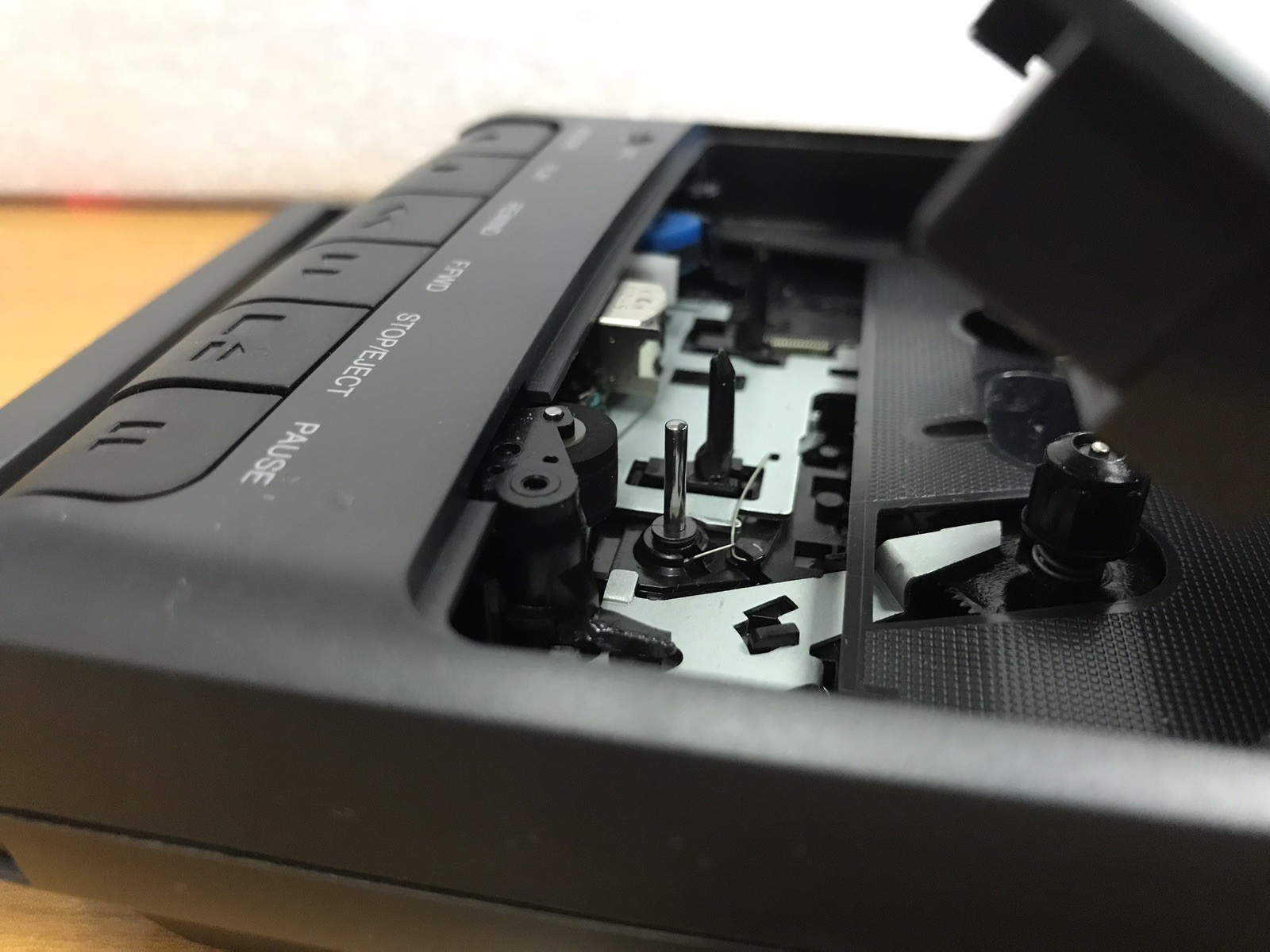 GE General Electric 3-5027A Cassette Tape Tabletop Recorder Player,Power Adapter