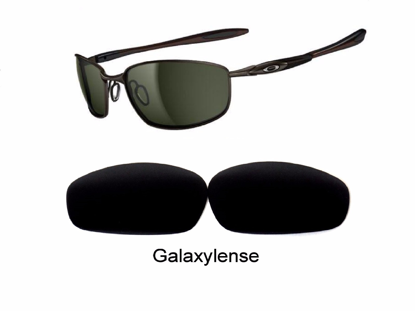 Galaxy Replacement Lenses For Oakley Blender Sunglasses Black Iridium