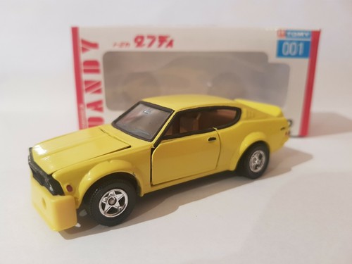 TOMICA DANDY 001 - MITSUBISHI GALANT GTO [YELLOW] NEAR MINT