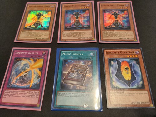 Yu-Gi-Oh Limited edition 6 card lot, Holo, NM to LP, vintage