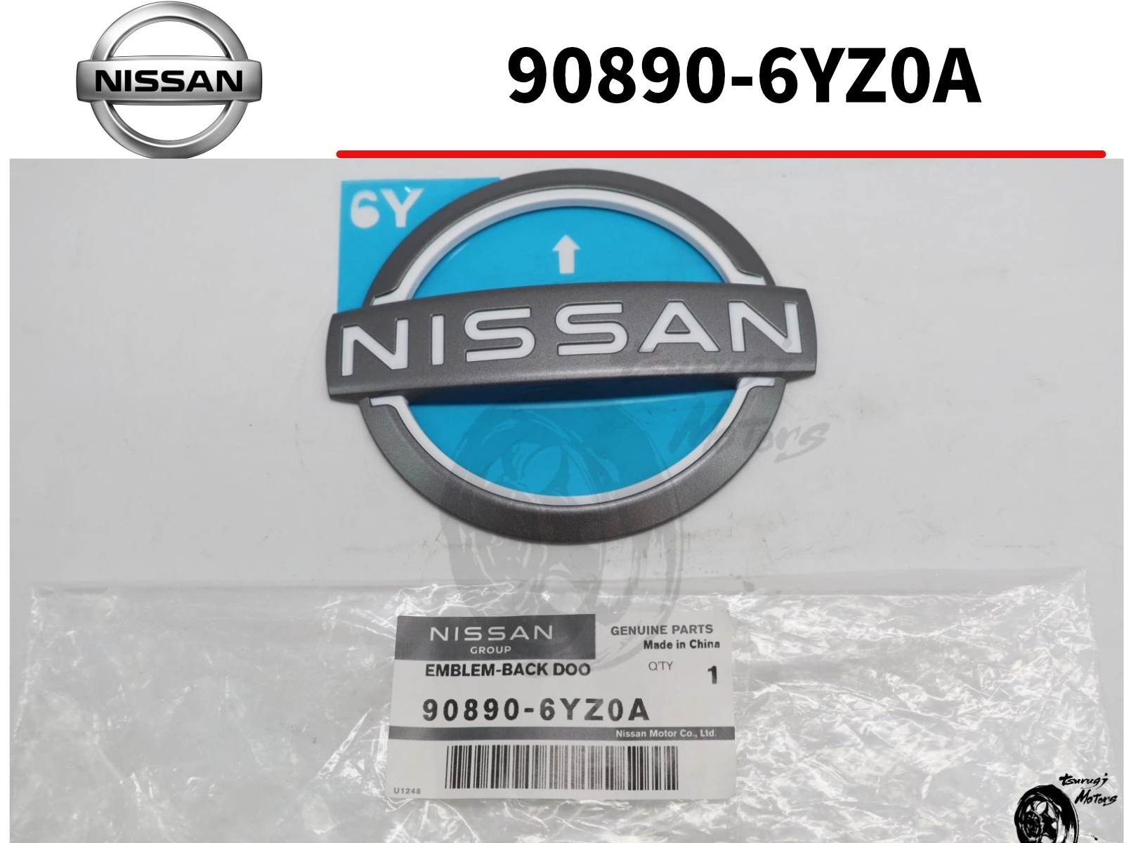 あいか350mujiyaロゴ入りT・926TRUBE Nissan Genuine 350Z 370Z Rear Emblem Badge New Logo JDM OEM
