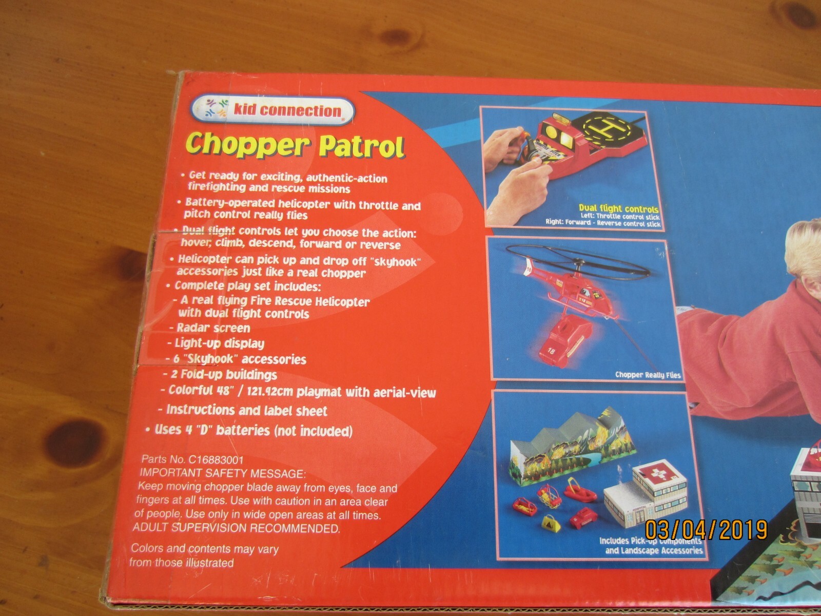 Chopper Patrol Flying Helicopter..NIB Vertibird