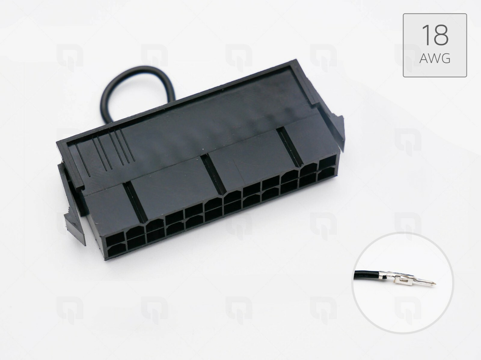 1 X 18 Awg 24 Pin Atx Power Supply Jump Start Bridging Connector Plug Psu Jumper Ebay