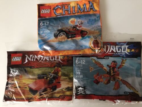 Lego Ninjago Polybags Kai's Mini Dragon & Drifter Chima