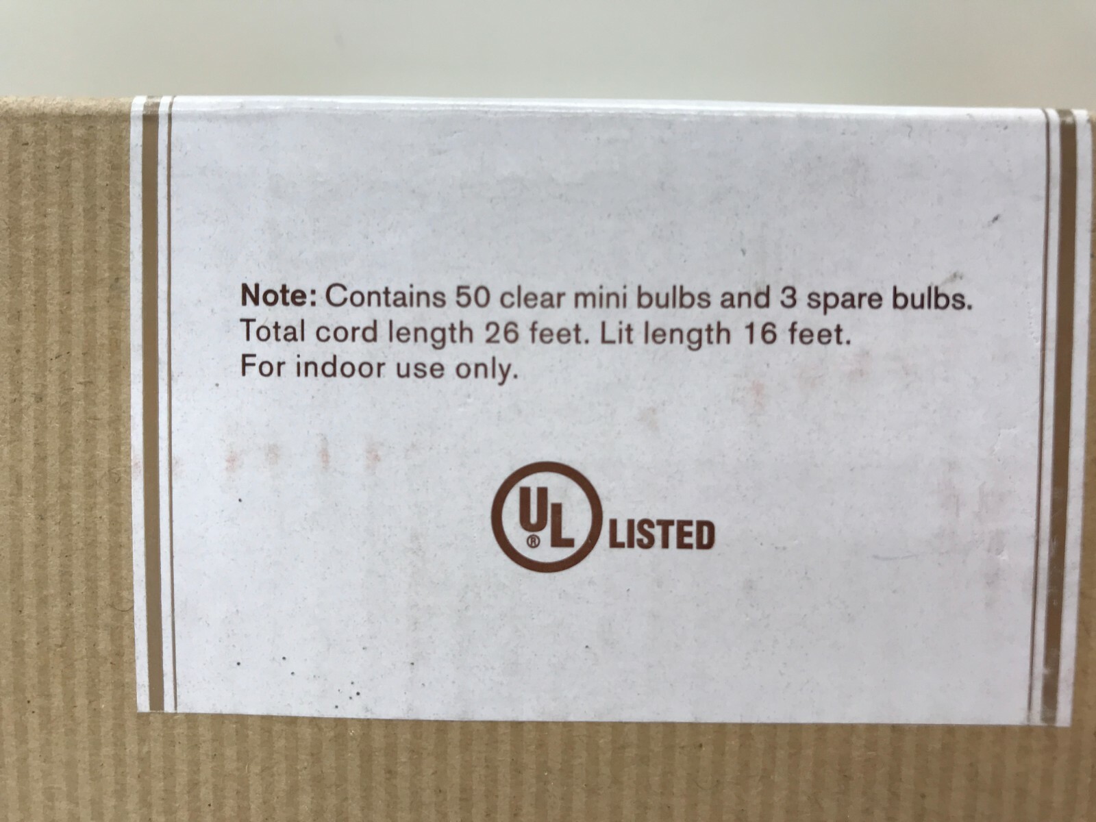 NEW Pottery Barn Indoor/Outdoor Mini Globe String Lights~26 Feet~50 Lights