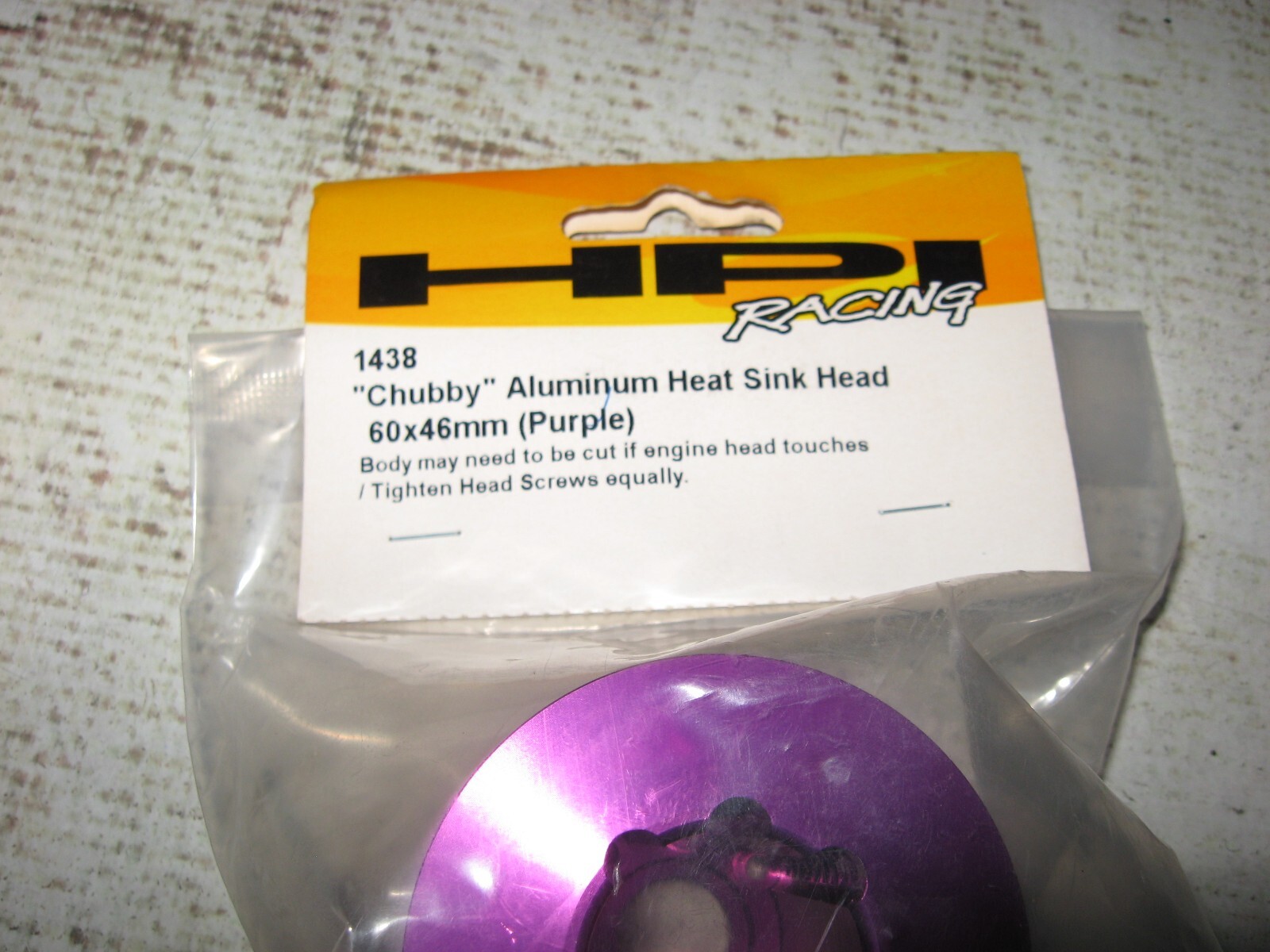 RC HPI 60 x 46 mm Cubby Engine Head Aluminum Purple (1) 1438