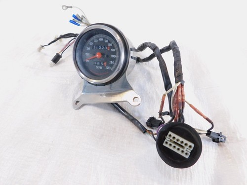 Harley-Davidson VDO スピードメーター バイク用 電気式 LED スピードメーター 240km/h 60mm ハーレー