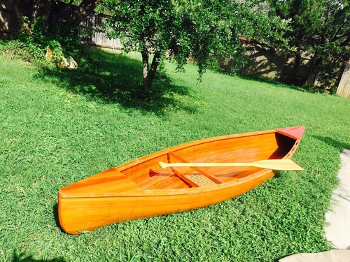 Cedar Strip Canoe Handmade 10ft Single Person