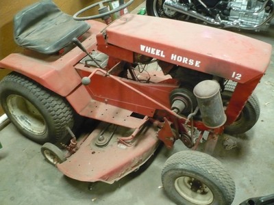 Old Wheel Horse Mower Kohler Engine Runs