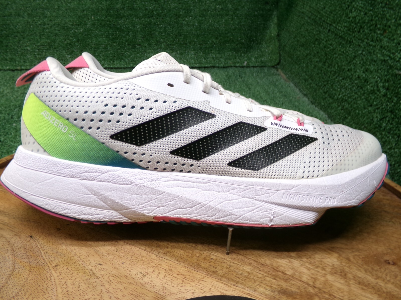 adidas Women Adizero SL W White Black Arctic Fusion Green