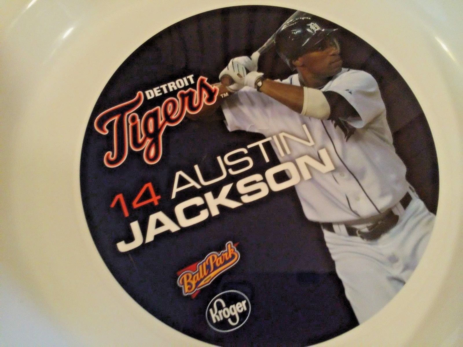 Detroit Tigers Baseball Ball Park Picnic Plates Cup Holders Tailgating Verlander
