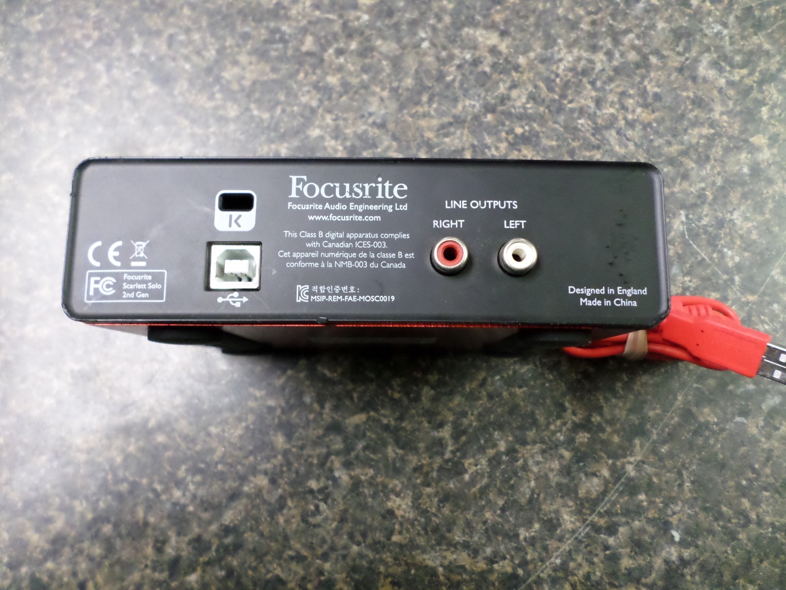 Focusrite Scarlett Solo Interface