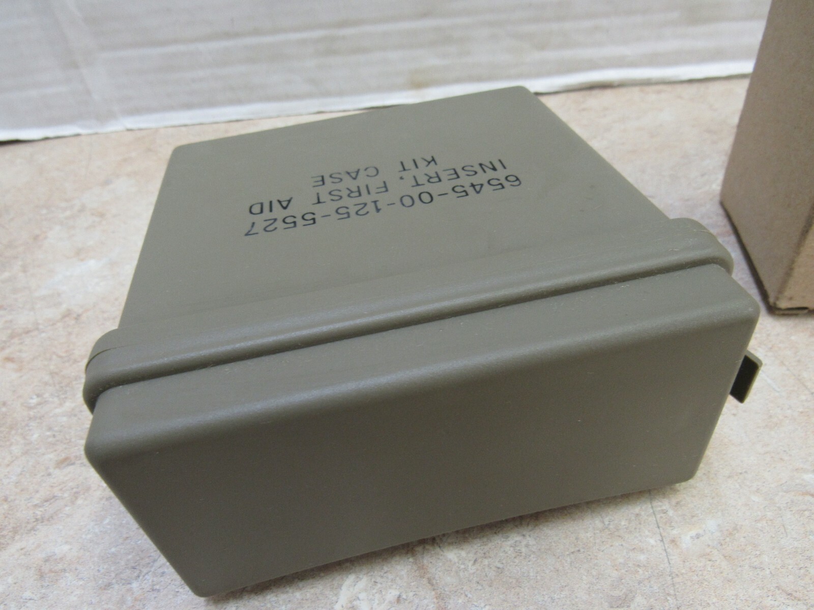 Post Vietnam Era US First Aid Kit Case Insert 1978 Dated NOS 6545-00-125-5527 