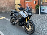 2014 Yamaha XT1200 ZE Super Tenere adventure touring motorcycle in White 