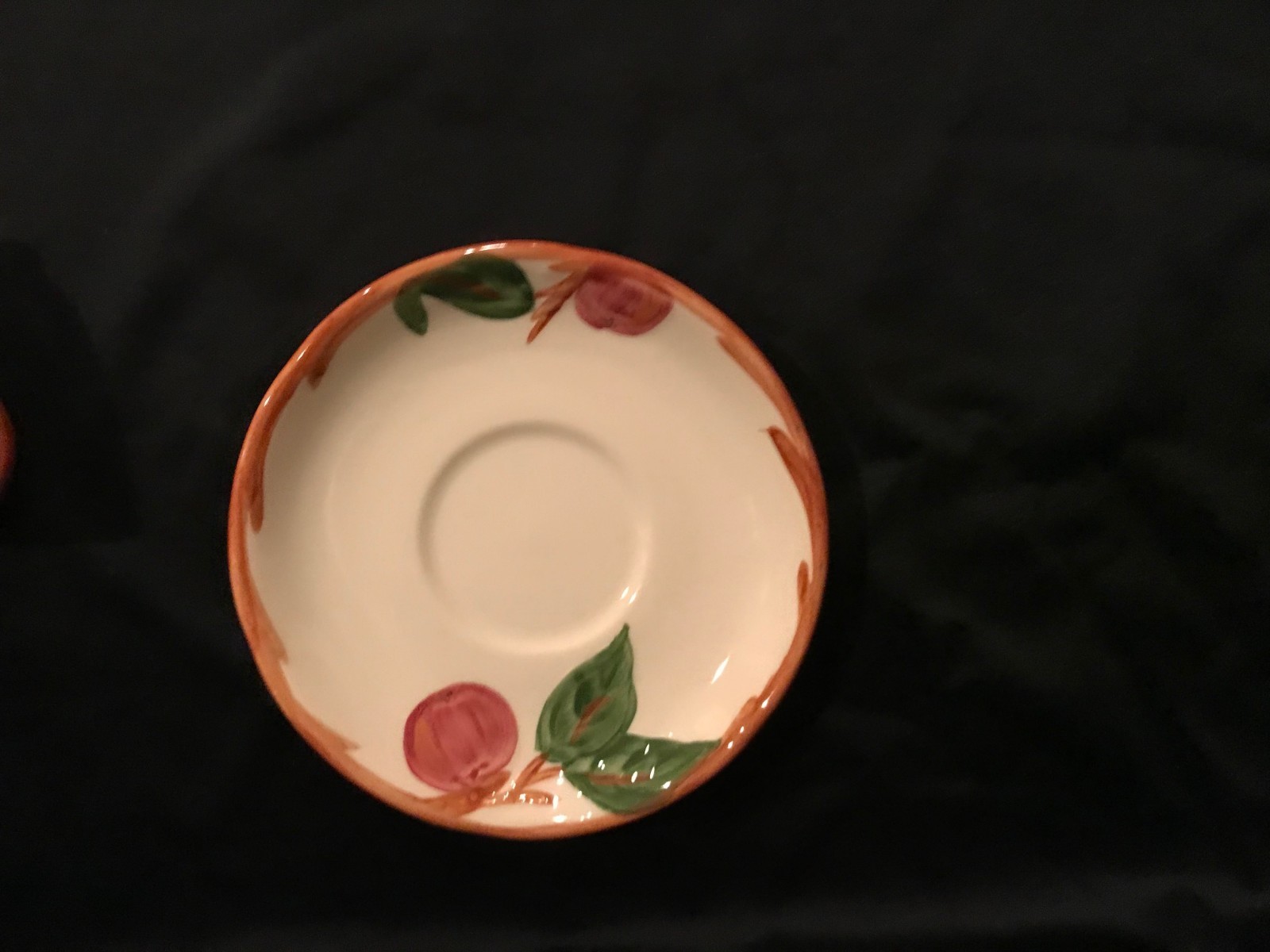 Set of  Four Vintage Franciscan Apple  Cups and Saucers - England