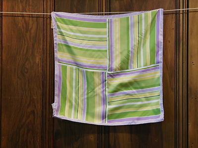 Talbot39s 100 Silk Lavender Violet Green Yellow 205 Square Scarf Talbot39s 100 Silk Lavender Violet Green Yellow 205 Square Scarf