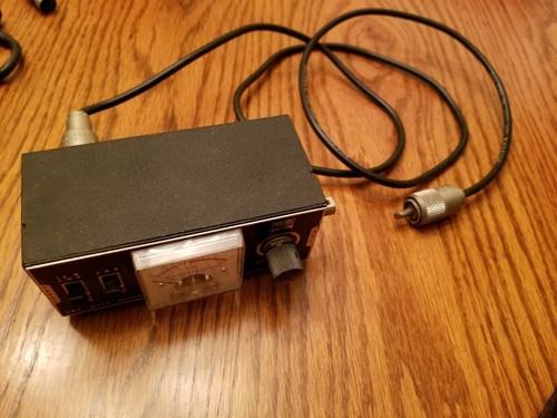 VINTAGE RETRO GC ELECTRONICS SWR/WATT METER/MADE IN JAPAN -FREE SHIP-