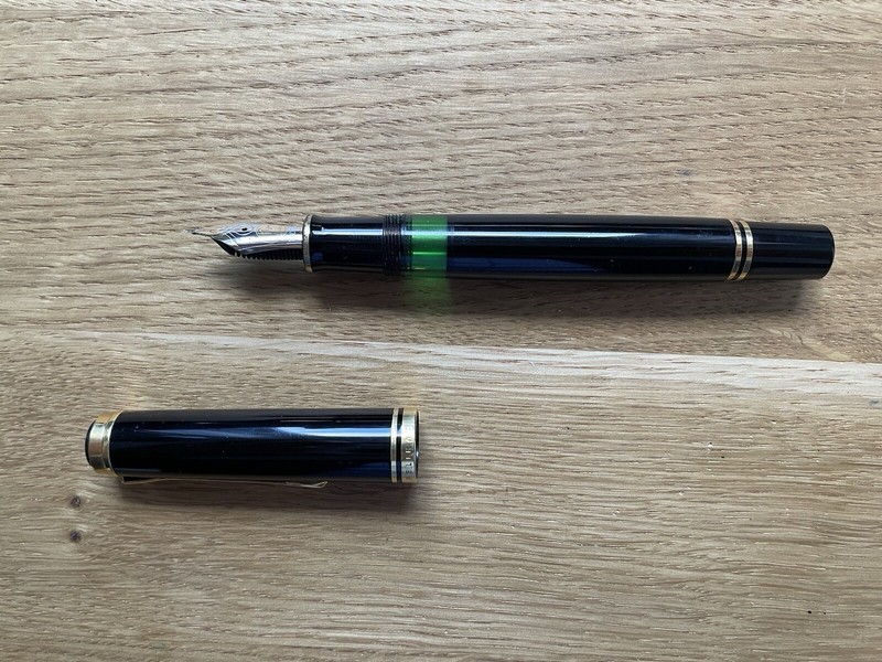 Pelikan SouverÃ¤N M800 Old Style Mit Seltener 14k Ob-Feder Top Zustand