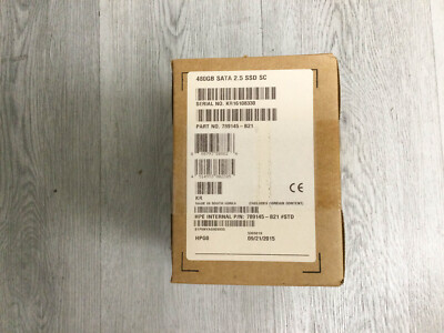 789145-B21 HPE 480GB SATA 6Gb/s READ INTENSIVE SFF SC SSD 789356-001 New