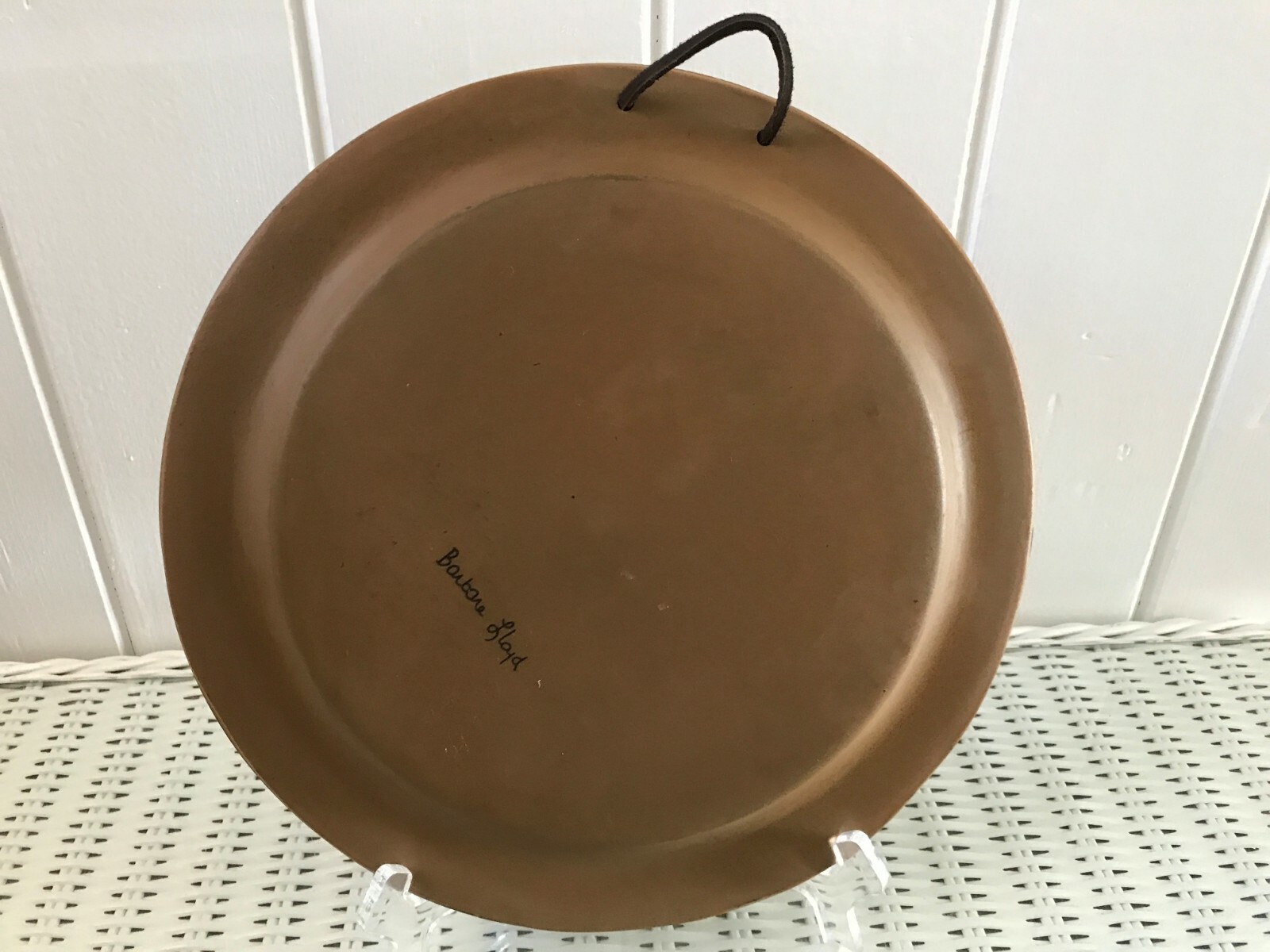 Primitive Style Wall Plate by Barbara Lloyd