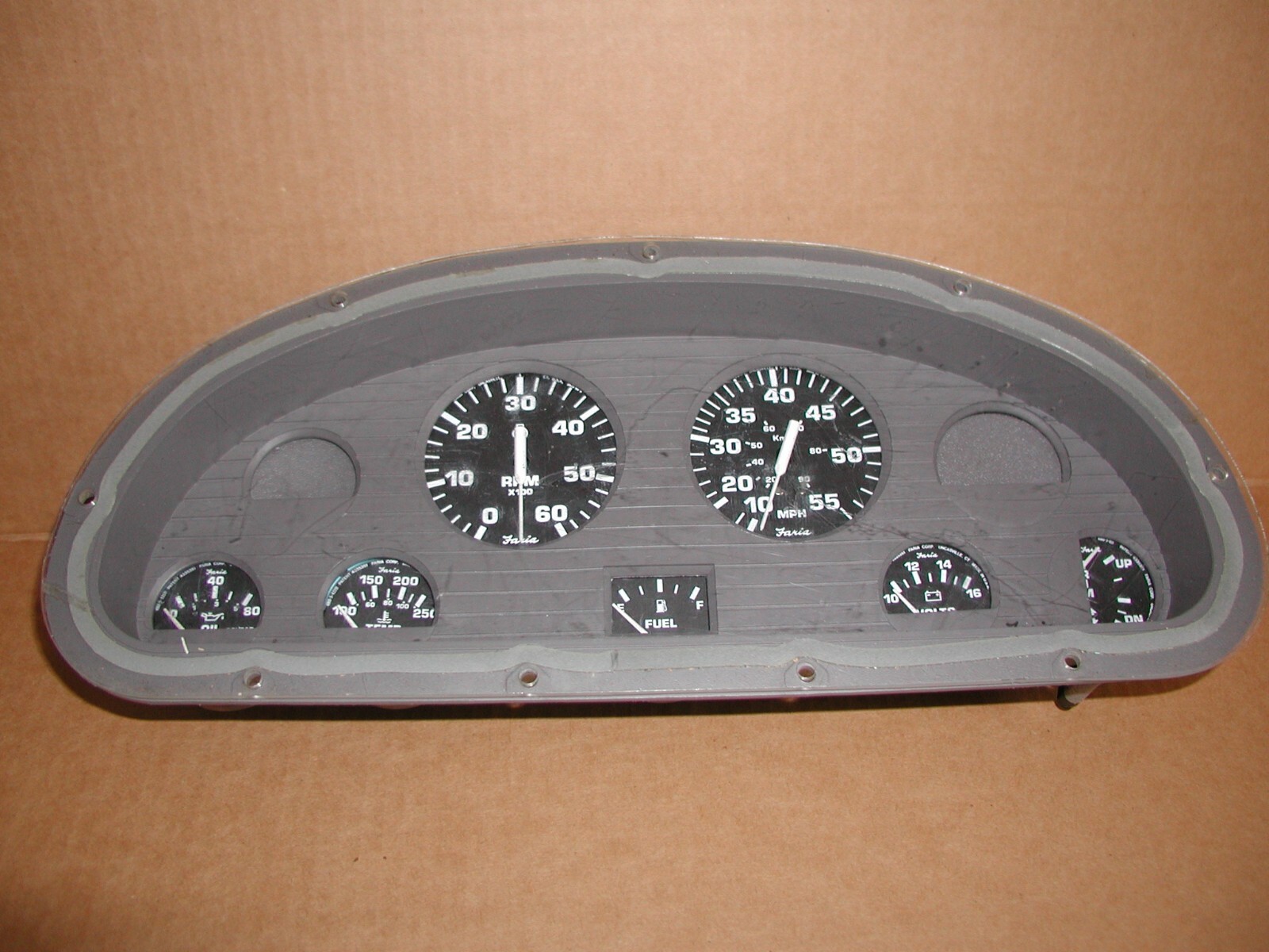 1996 Faria dash panel with gauges